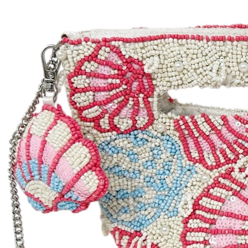 Viral Beaded Seashell Bag Crossbody/Handbag - Picture 3 of 15